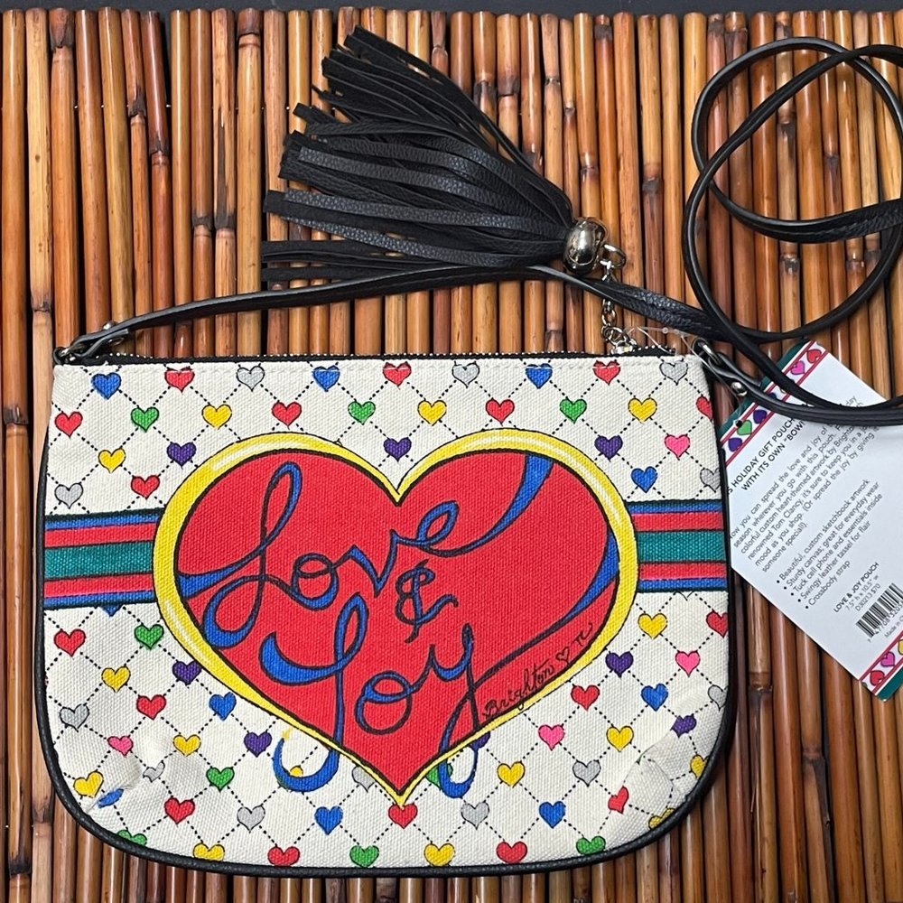 VINTAGE BRIGHTON Gift Bow Purse with ITS OWN BOW "Gift Pouch Purse" Clutch Bag
